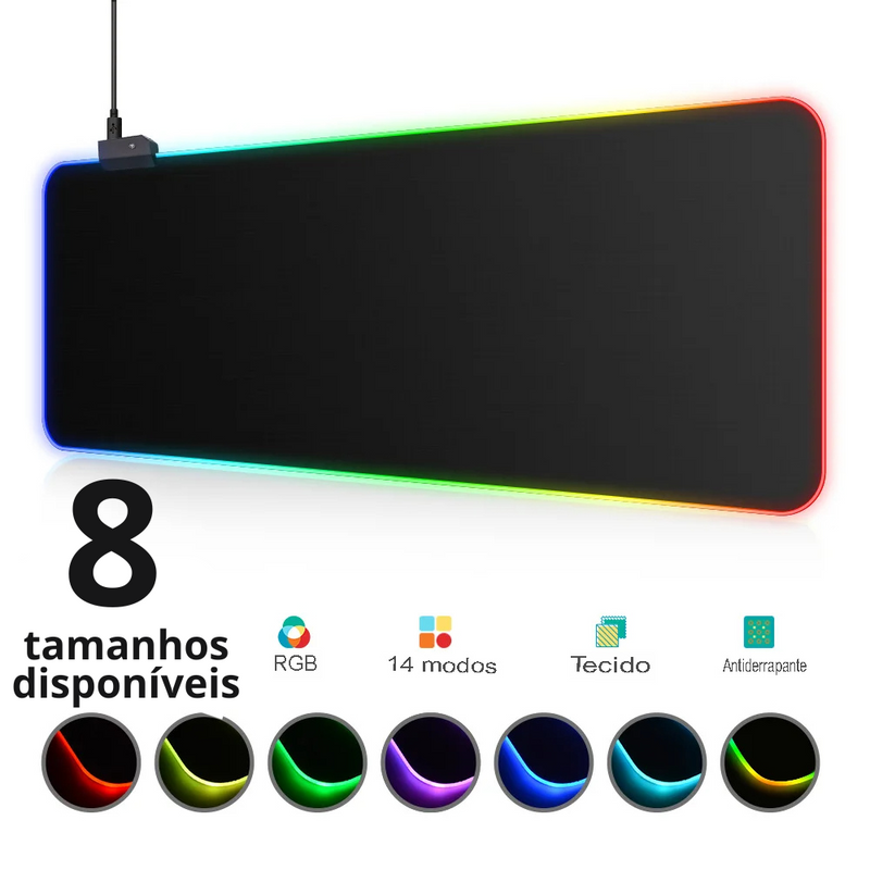 Mouse Pad RGB: mais que um acessório, uma experiência imersiva