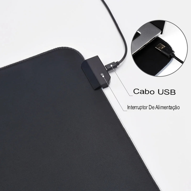 Mouse Pad RGB: mais que um acessório, uma experiência imersiva